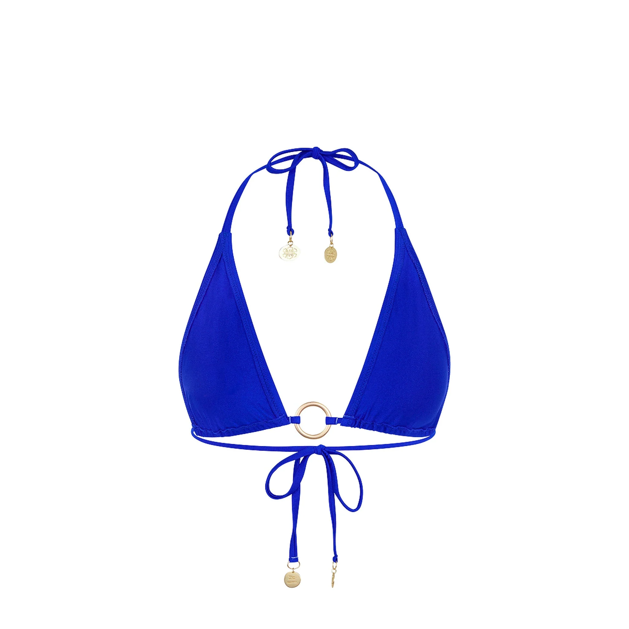 Ring Halter Bikini Top - Blue Lagoon - Image 8