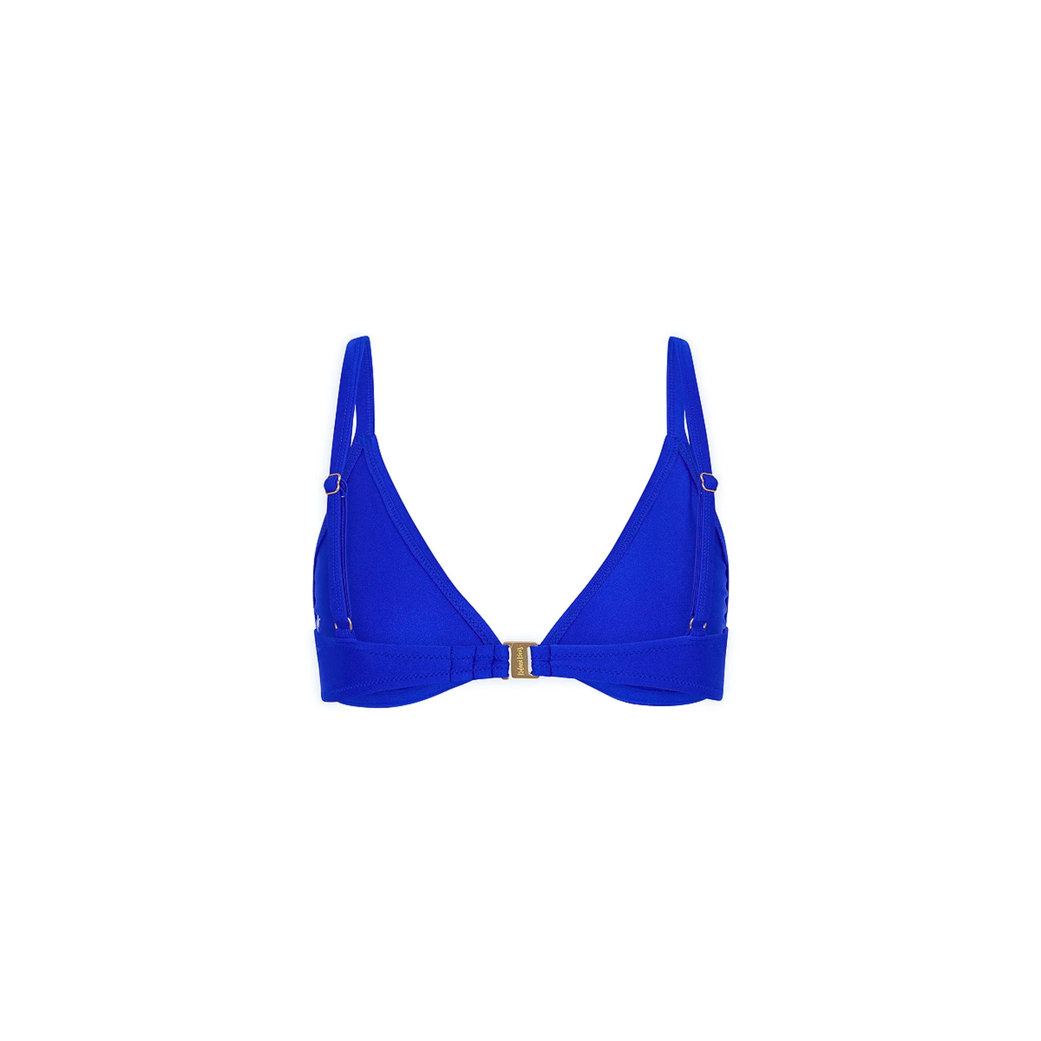 Underwire Triangle D+ Cup Bikini Top - Blue Lagoon - Image 8